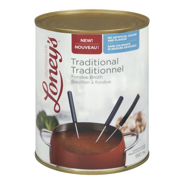 Bouillon à fondue traditionnel Meilleures Marques Ltée Aliments du