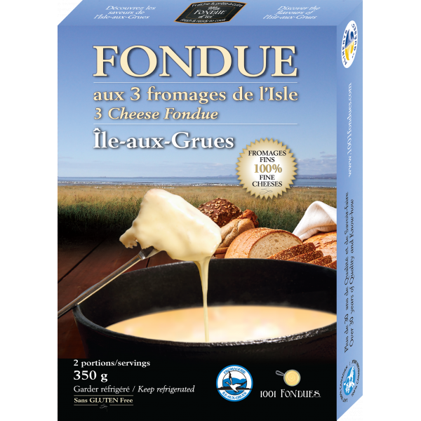 Fondue aux 3 fromages de l'Isle 1001 Fondues Les Fondues d'ici