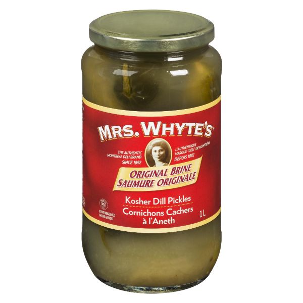 Cornichons Cachers à en Saumure Originale Whytes Aliments