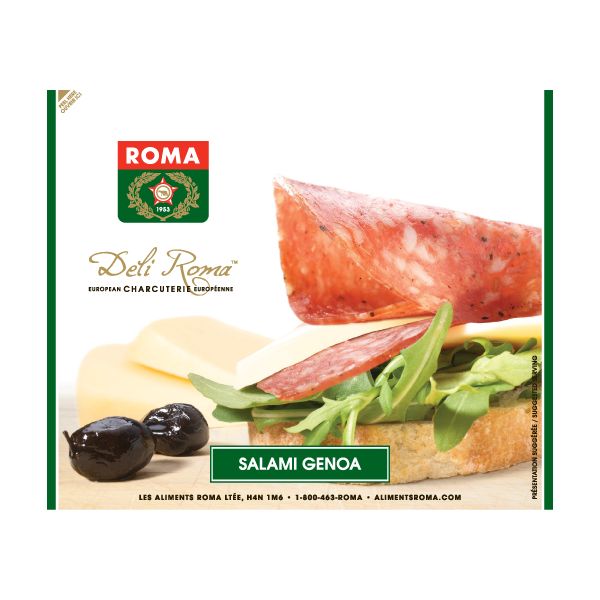 Salami Genoa TR 125 g Aliments Roma Food Products Ltd Aliments du