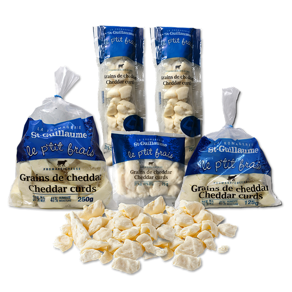 Cheddar en grains Le P'tit Frais StGuillaume Fromagerie StGuillaume