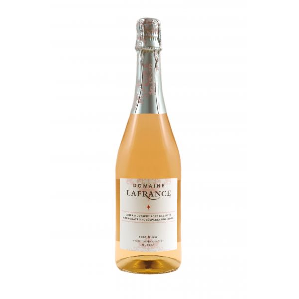 Domaine Lafrance cidre mousseux rosé Domaine Lafrance Aliments du