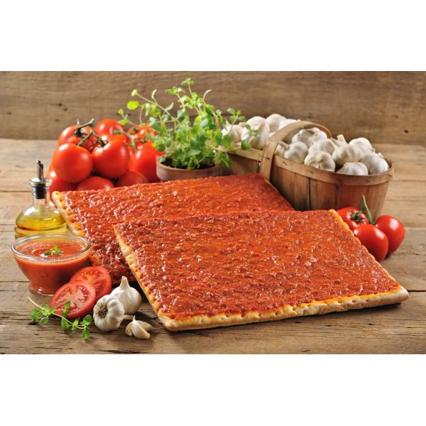 Pizza tomatoes and garlic Pâtisserie Le Fraisier Inc. Aliments du