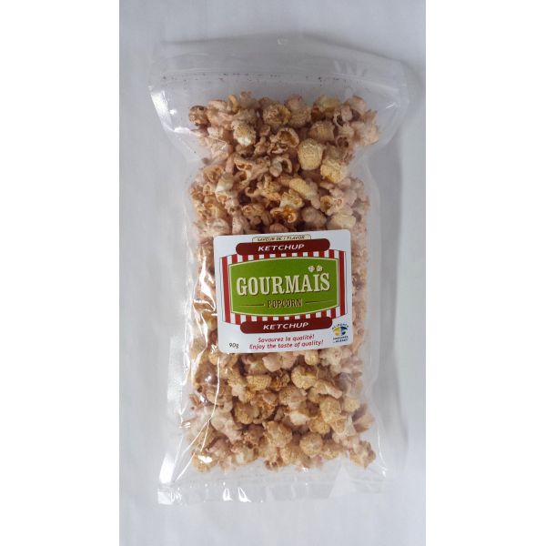 POPCORN KETCHUP Gourmaïs Popcorn Aliments du Québec