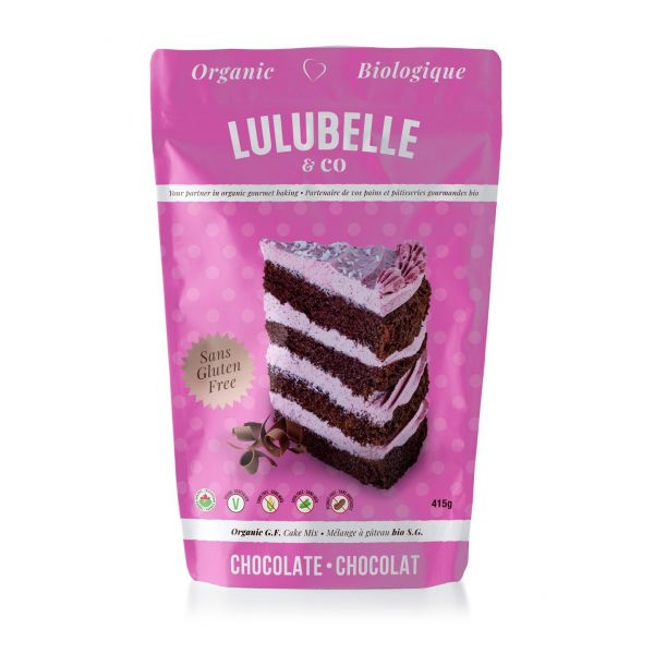 Melange A Gateau Au Chocolat Bio Sans Gluten Lulubelle Co Aliments Du Quebec