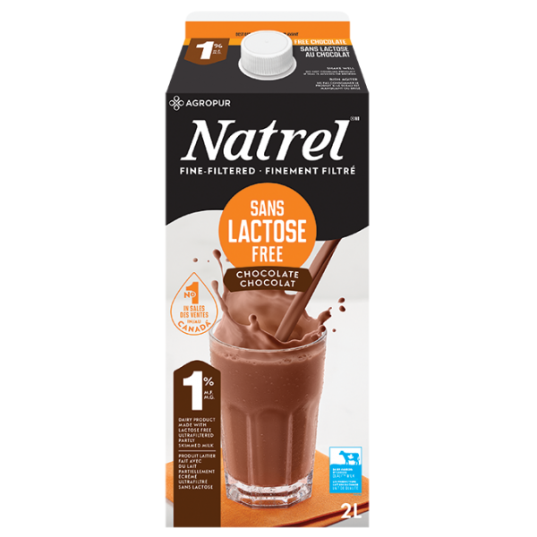 Natrel au Chocolat Sans Lactose 1%