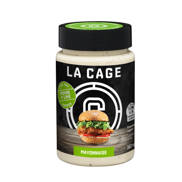 Mayonnaise Poivre et Lime Groupe Sportscene Inc. Aliments du Québec