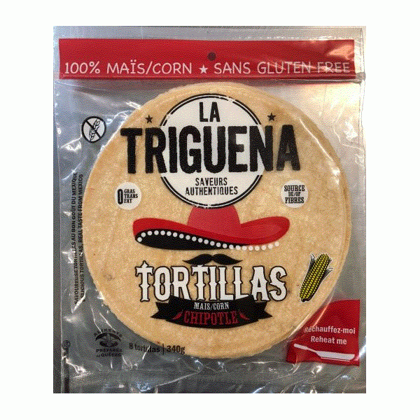 Tortilla au Chipotle Les Aliments La Triguena Aliments du Québec