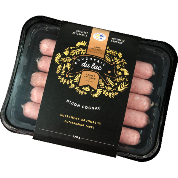 Saucisse Artisanale Dijon Cognac 90998279 Québec Inc./ La Boucherie du lac Aliments du Québec