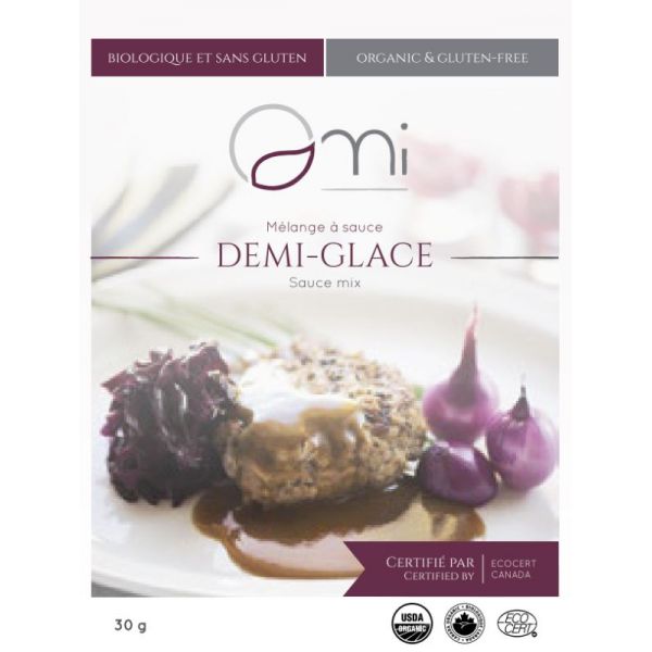 OMI Mélange à sauce demiglace sans gluten FARINE GRILLEE BLOUIN