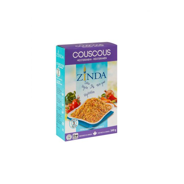 Couscous Méditerranéen Zinda products Aliments du Québec