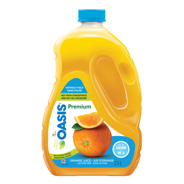 Oasis Premium Jus d'orange calcium & vitamine D A. Lassonde Inc