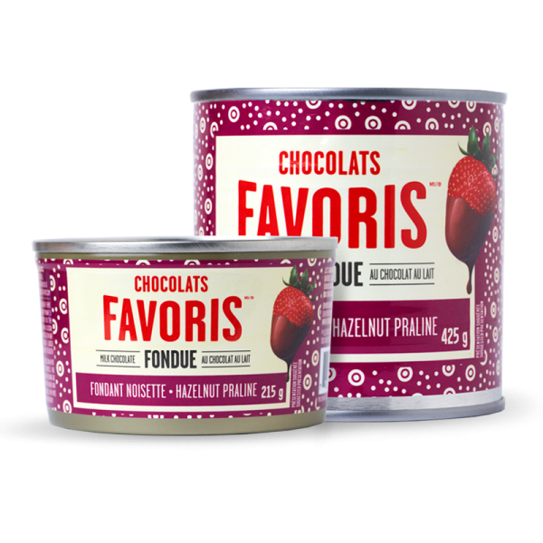 Fondue Fondant Noisette Les Chocolats Favoris inc. Aliments du Québec