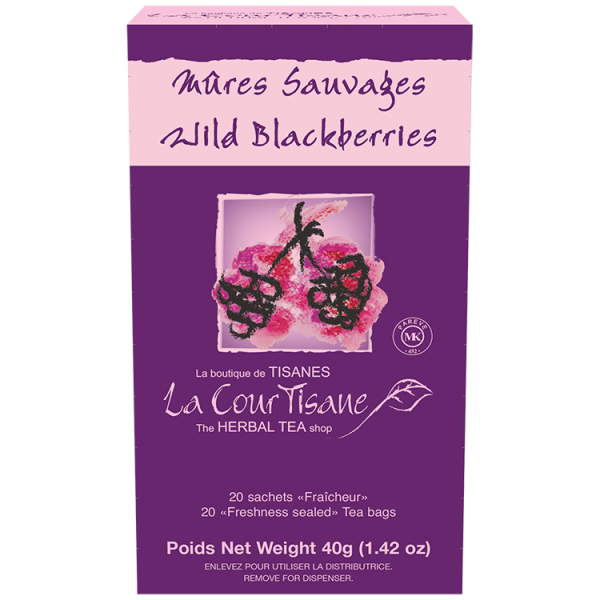 Tisane Mûres Sauvages TransHerbe Inc. Aliments du Québec