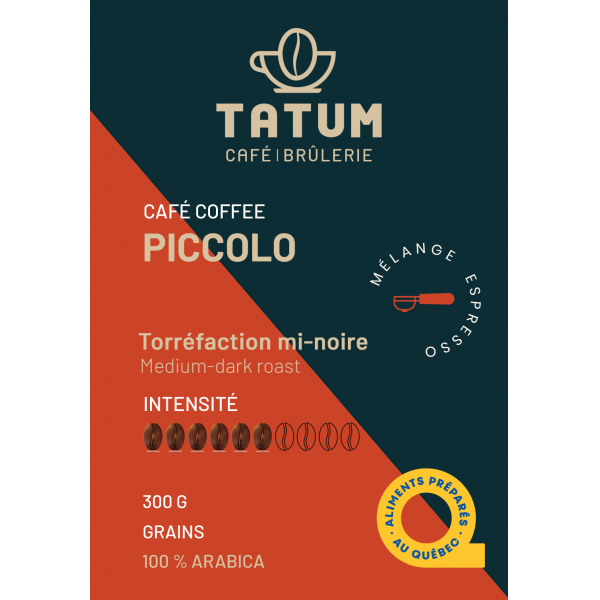 Espresso Piccolo Tatum Café et Brûlerie Aliments du Québec