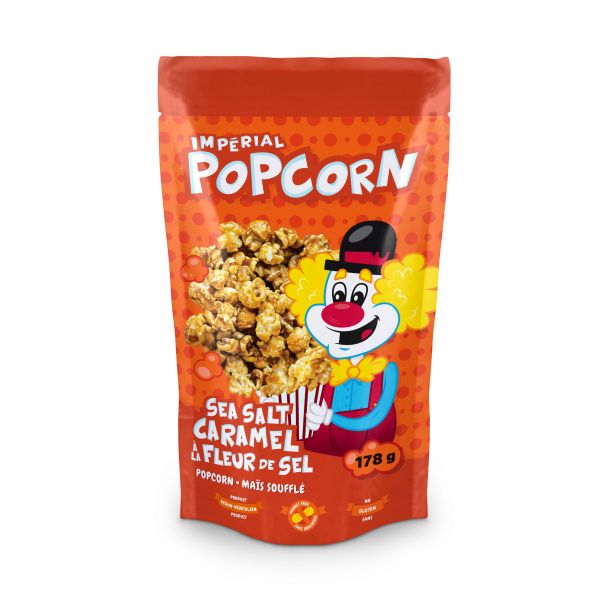 Popcorn caramel fleur de sel Imperial Imperial Snacking Aliments du