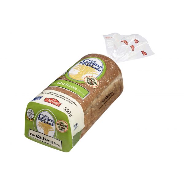 Pain Quinoa sans gras sans sucre ajoutés Boulangerie StMéthode Inc