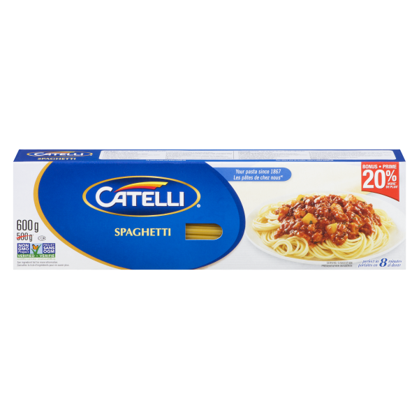 Spaghetti CATELLI Barilla Canada Inc. Aliments du Québec