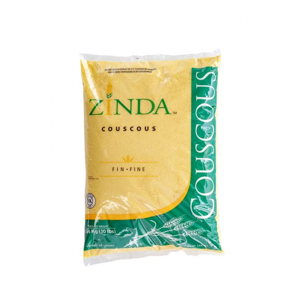 Couscous fin 4.54 kg (10lb) Zinda products Aliments du Québec