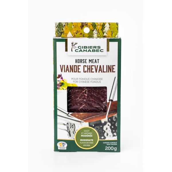 Fondue chinoise de Cheval Canabec Aliments du Québec