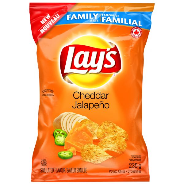 Lay's Cheddar Jalapeño PepsiCo Foods Canada Aliments du Québec