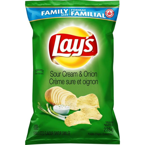 Lay's Crème sure et oignon PepsiCo Foods Canada Aliments du Québec