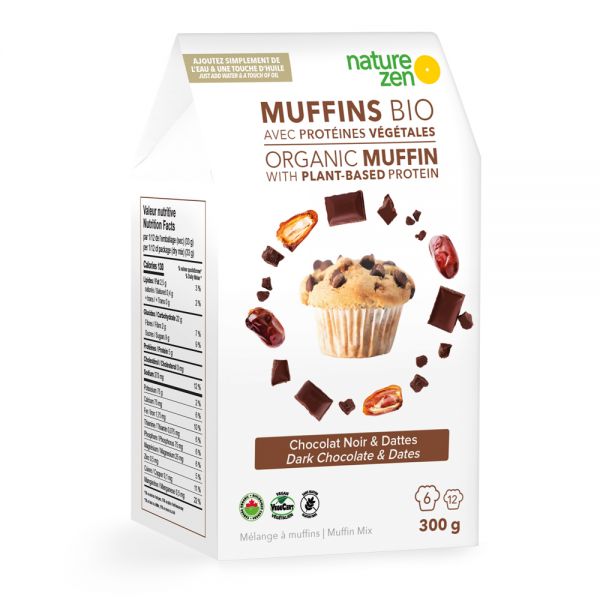 Muffin - Dark Chocolate Dates | Nature Zen Aliments