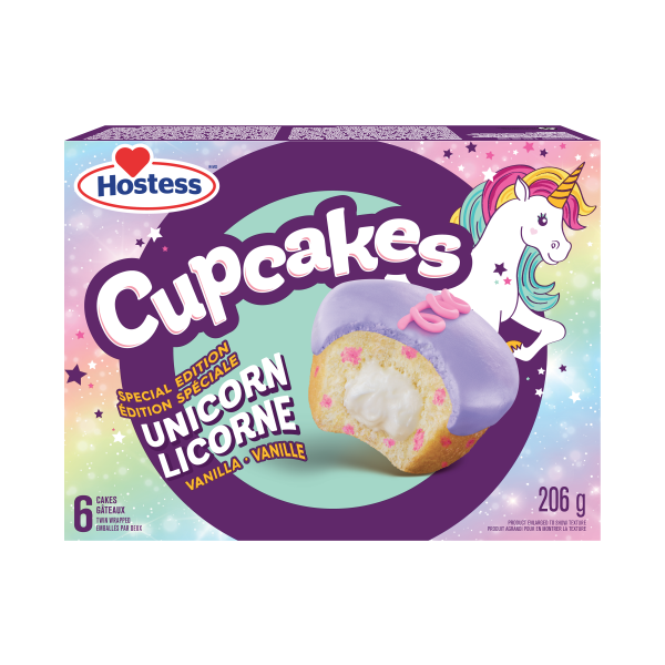 Hostess Cupcakes Unicorn Limited Edition Vachon Bakery Inc