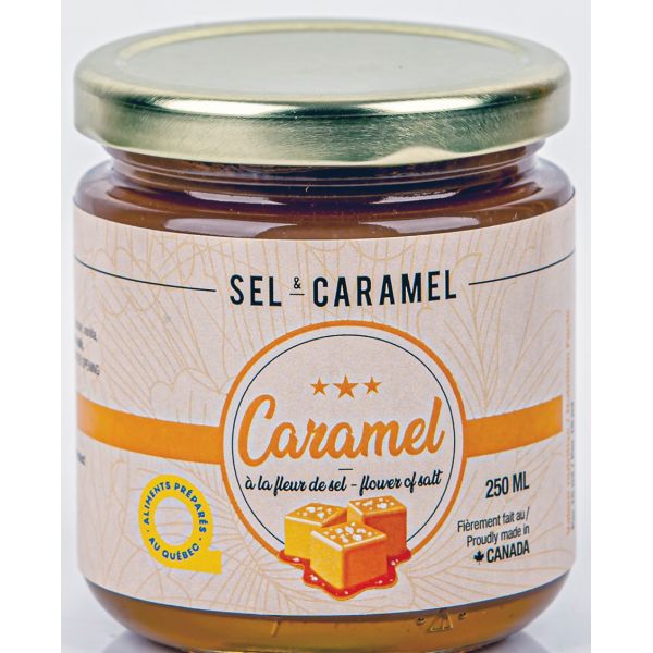 Caramel à la fleur de sel Sel et caramel Aliments du Québec