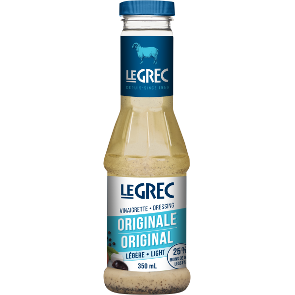 Vinaigrette Le Grec Originale légère Aliments Morehouse Canada
