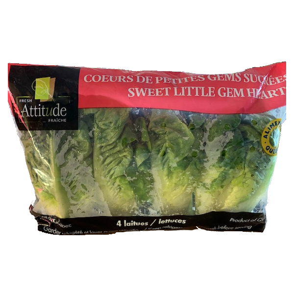 Sweet Gem Lettuce Hearts Vegpro International Inc. Aliments du Québec