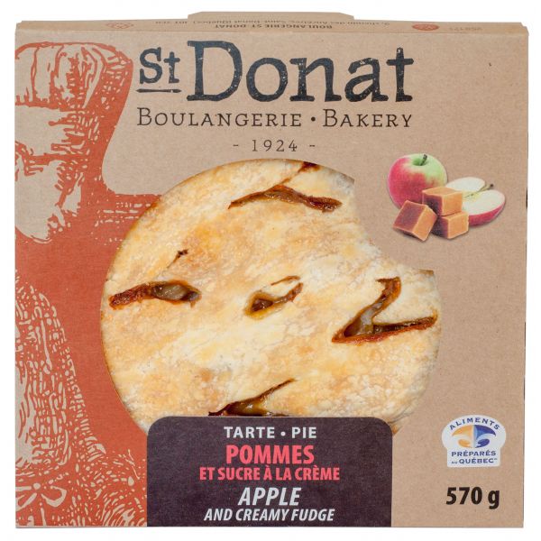 Tarte douceur champêtre aux pommes Boulangerie StDonat Aliments du