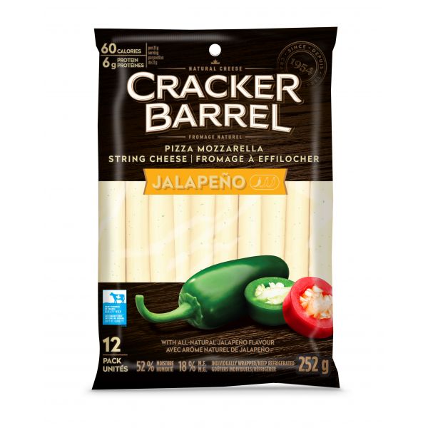 Cracker Barrel String Cheese Jalapeno 12 Pack Lactalis Canada Inc