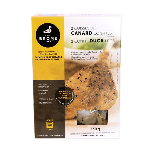 Confit Duck Legs Canards du Lac Brome Ltée Aliments du Québec