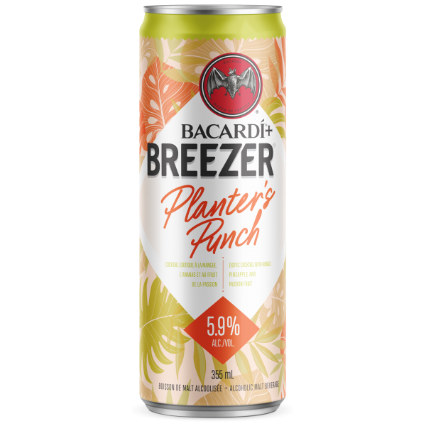 Bacardi Breezer Planter's Punch BROUEALLIANCE INC. Aliments du Québec
