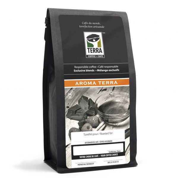 Coffee Dark Belgian Chocolate Terra Coffee & Tea Ltd Aliments du