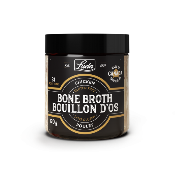 Chicken Bone Broth Aliments LUDA Foods Aliments du Québec