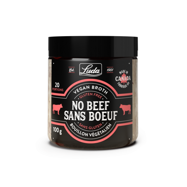 Bouillon végétalien sans boeuf, sans gluten Aliments LUDA Foods