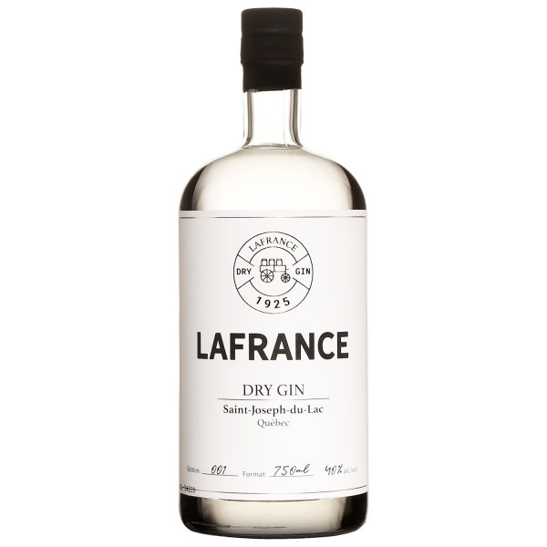 Dry Gin Lafrance Domaine Lafrance Aliments du Québec