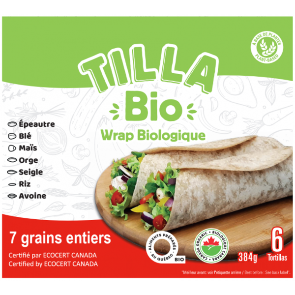 Tortilla 7 Grain biologique Les Aliments ALIMEXI Foods, Inc