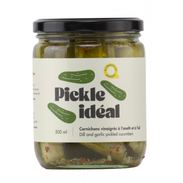 Cornichons à et ail Salin Aliments du Québec