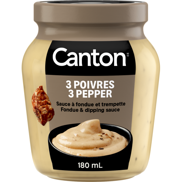 Sauce à fondue et trempette 3 poivres Spécialités Lassonde Inc