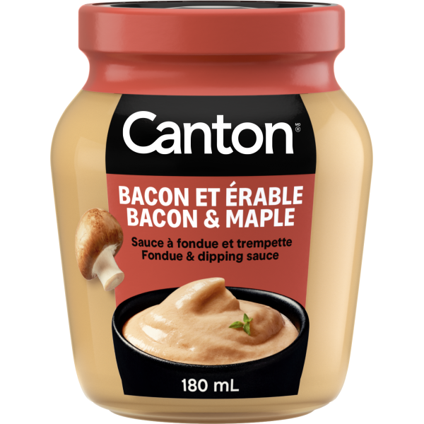Sauce à Fondue et trempette Bacon et érable Spécialités Lassonde Inc