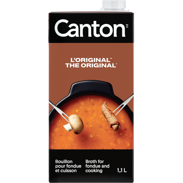 Bouillon pour fondue et cuisson l'Original Spécialités Lassonde Inc