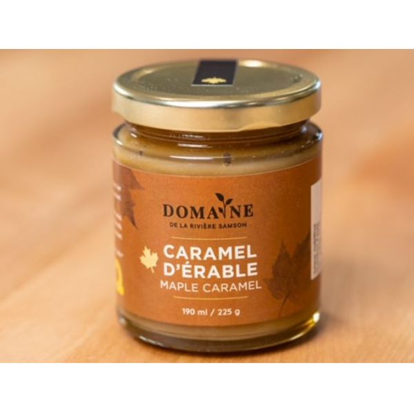 Caramel d'érable Le Domaine de la Rivière Samson Aliments du Québec