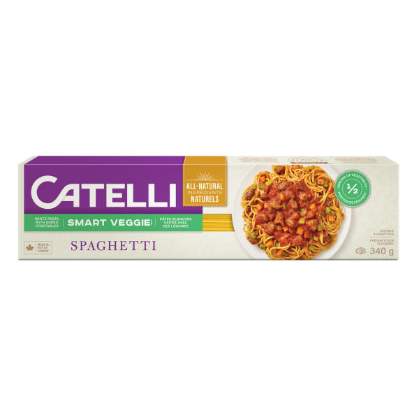 Spaghetti Smart Veggie débordants de légumes Barilla Canada Inc