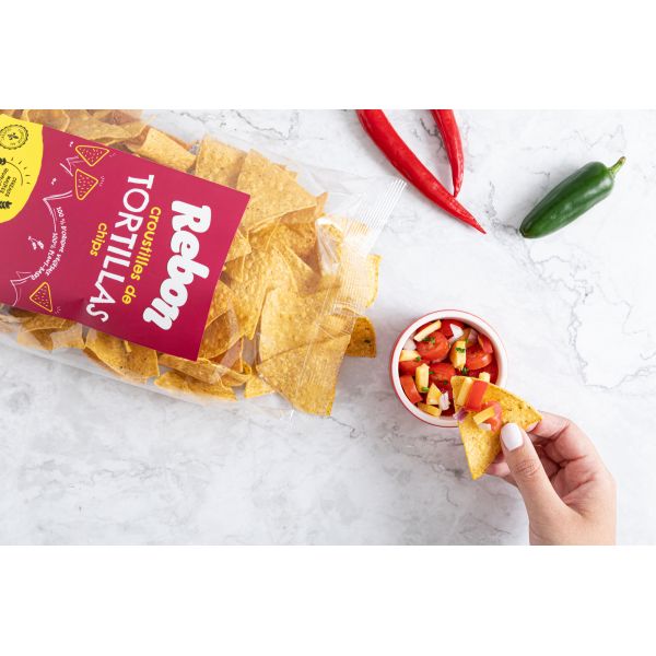 Croustilles de tortillas ALICE&AMBRE INC. (ReBon) Aliments du Québec