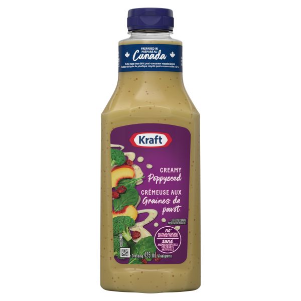 KRAFT VINAIGRETTE CRÉMEUSE AUX GRAINE DE PAVOT KraftHeinz Aliments du Québec
