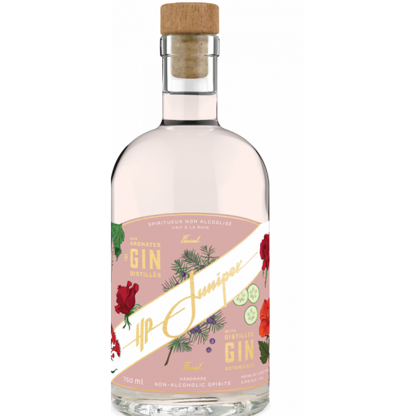 Gin floral sans alcool HP Juniper Aliments du Québec