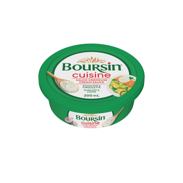 Boursin Cuisine Échalote & Ciboulette Groupe Bel Canada Inc. Aliments du Québec